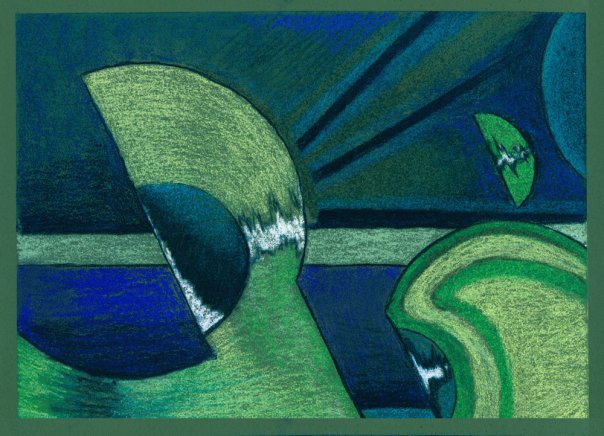 Stormclouds 2 - The Sea Down Under - soft pastel